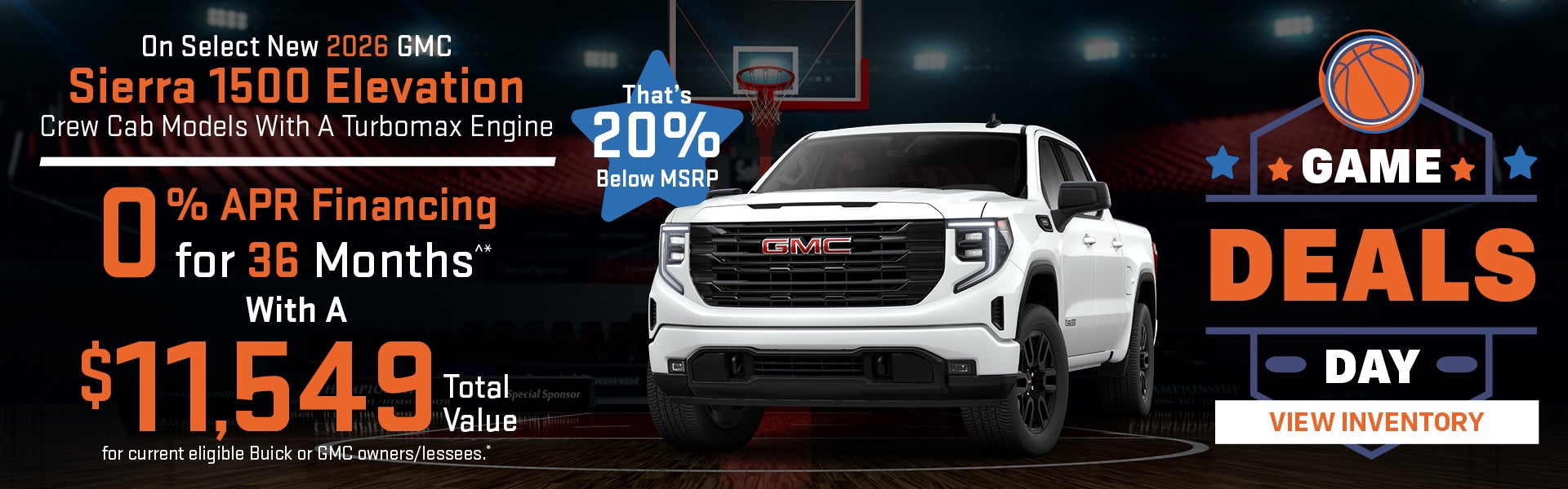 0% APR for 36 Months