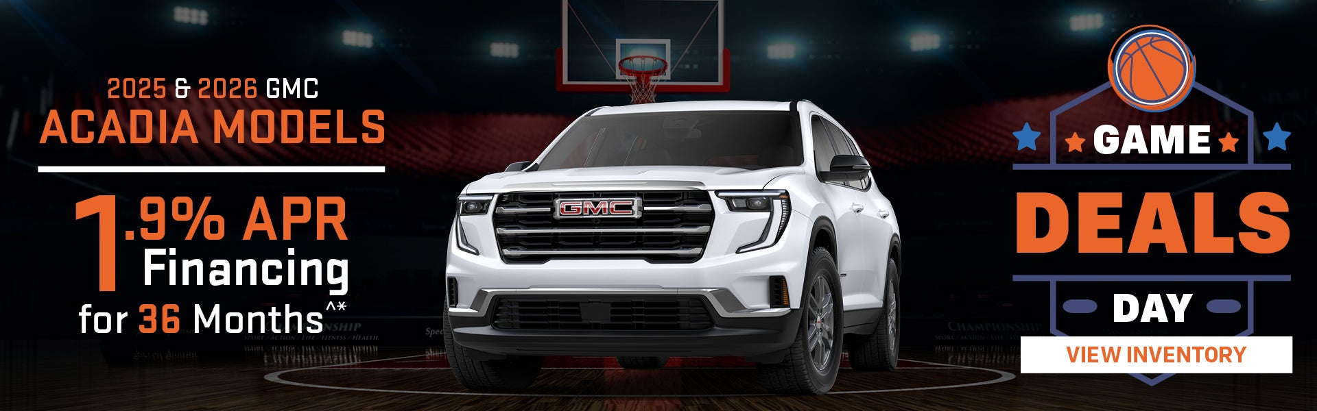 1.9% APR for 36 Months