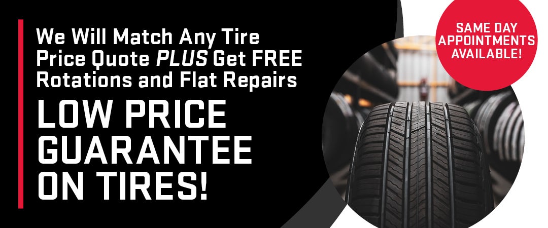 Low Price Guarantee on Tires!