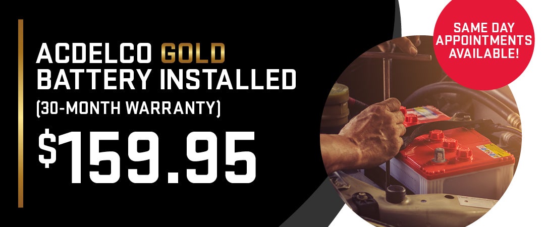 ACDelco Gold Battery Installed