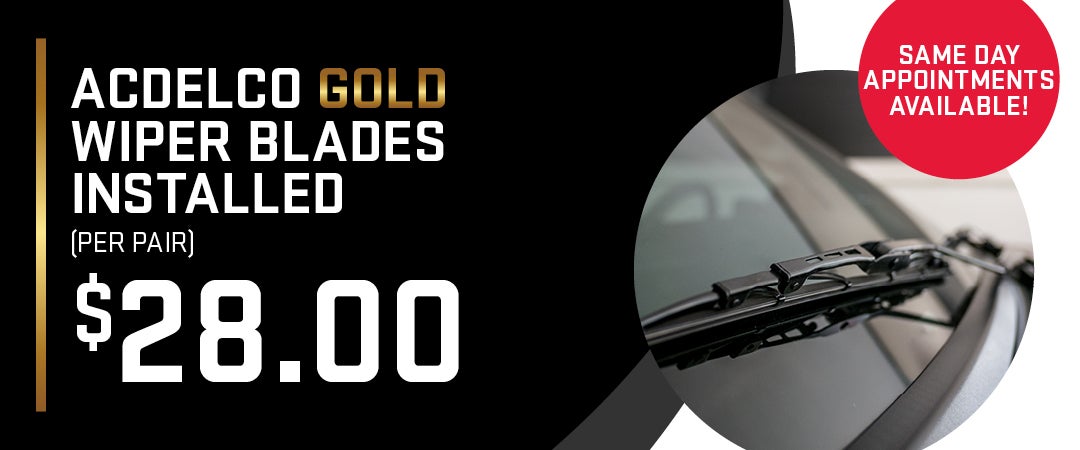 ACDelco Gold Wiper Blades Installed