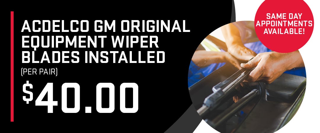 ACDelco GM Original Equipment Wiper Blades Installed
