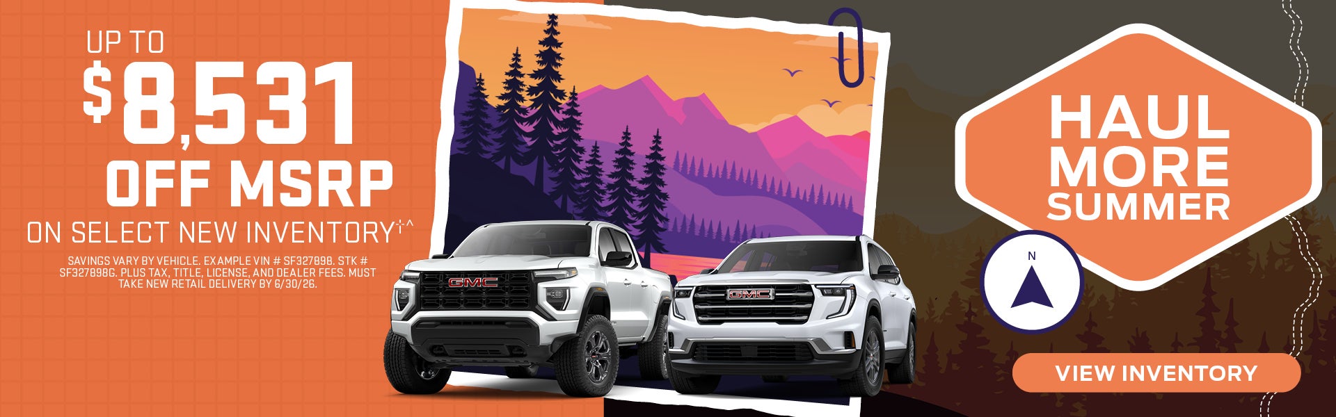 Up to $8,531 OFF MSRP on Select New Inventory†^