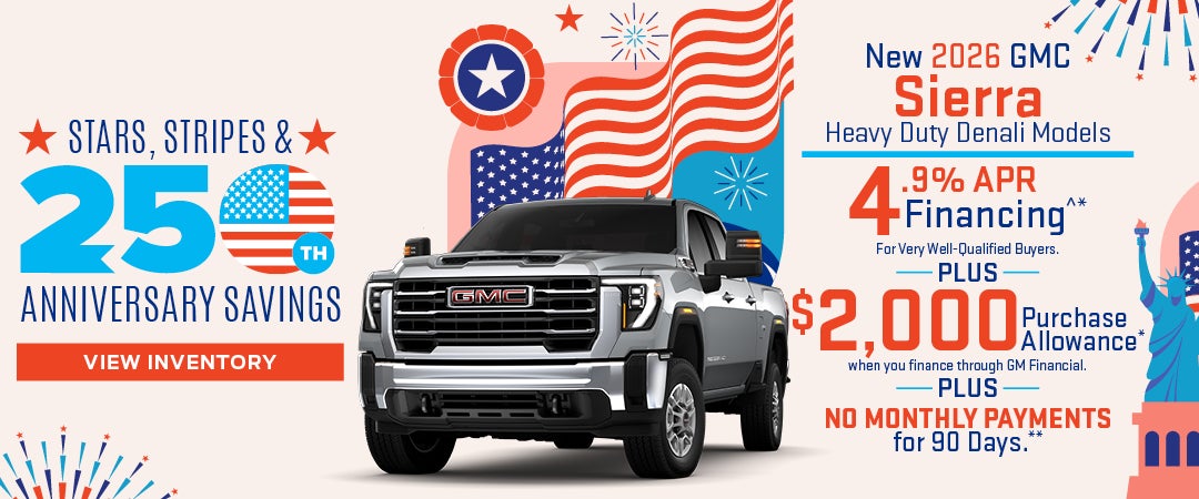 New 2026 GMC SIERRA HEAVY DUTY DENALI MODELS