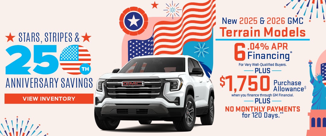 New 2025 & 2026 GMC Terrain Models