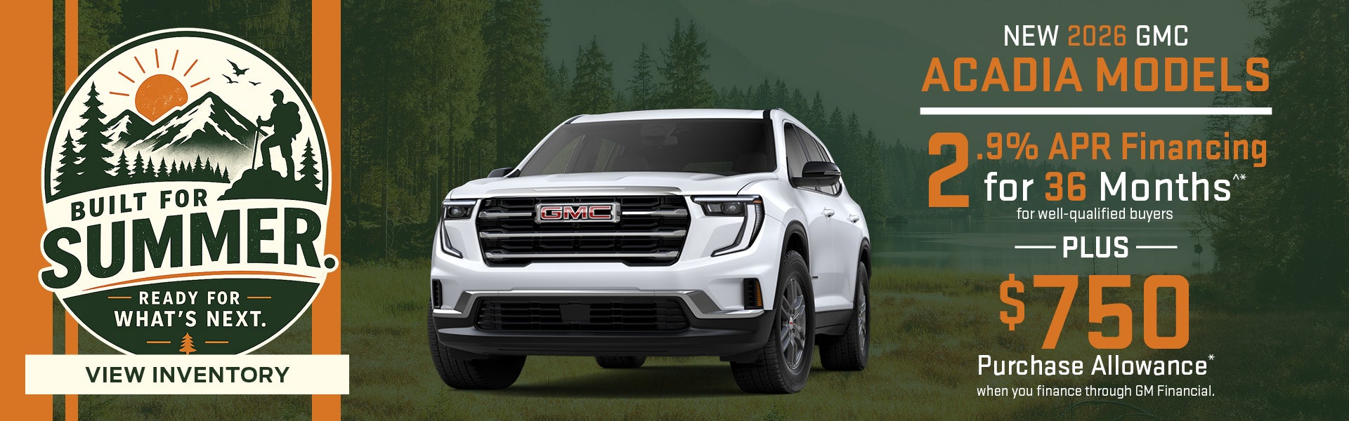 2026 GMC Acadia Models