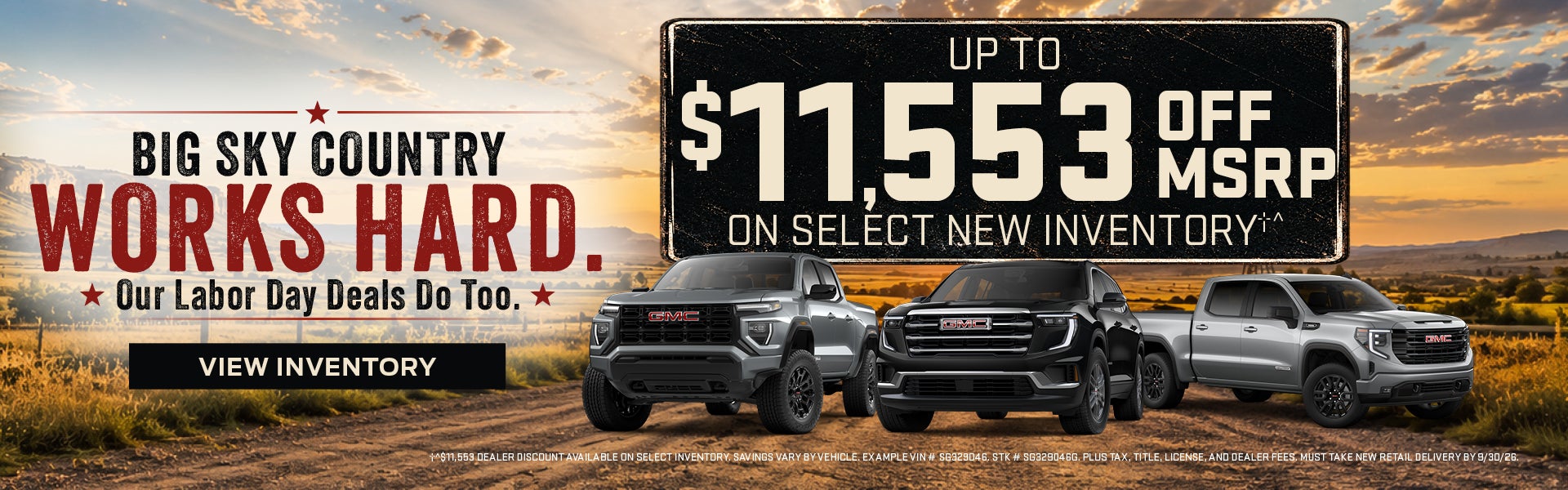 Up to $11,553 OFF MSRP on Select New Inventory†^