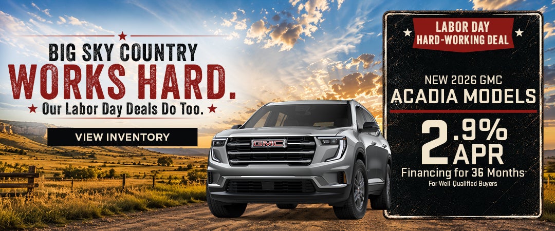 New 2026 GMC Acadia Models