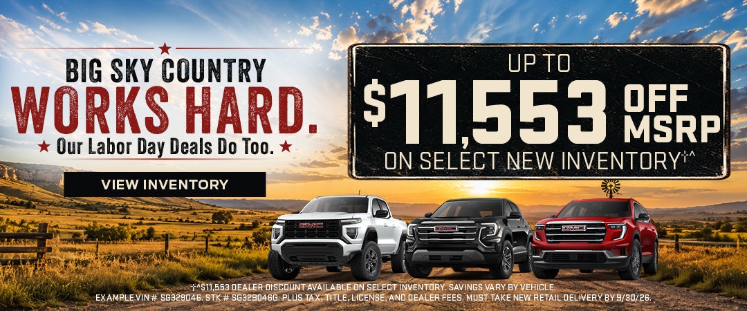 Up to $11,553 OFF MSRP on Select New Inventory†^