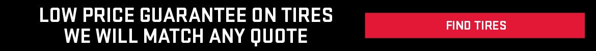 Low price guarantee on Tires