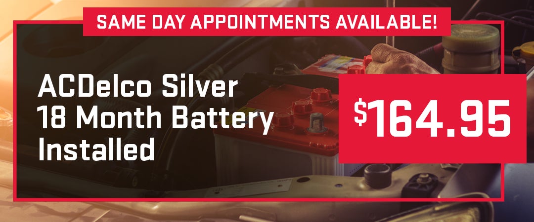 ACDelco Silver 18 Month Battery Installed